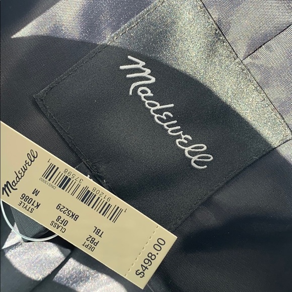 NWT Madewell Ultimate Leather Motorcycle Jacket -M - Picture 4 of 8